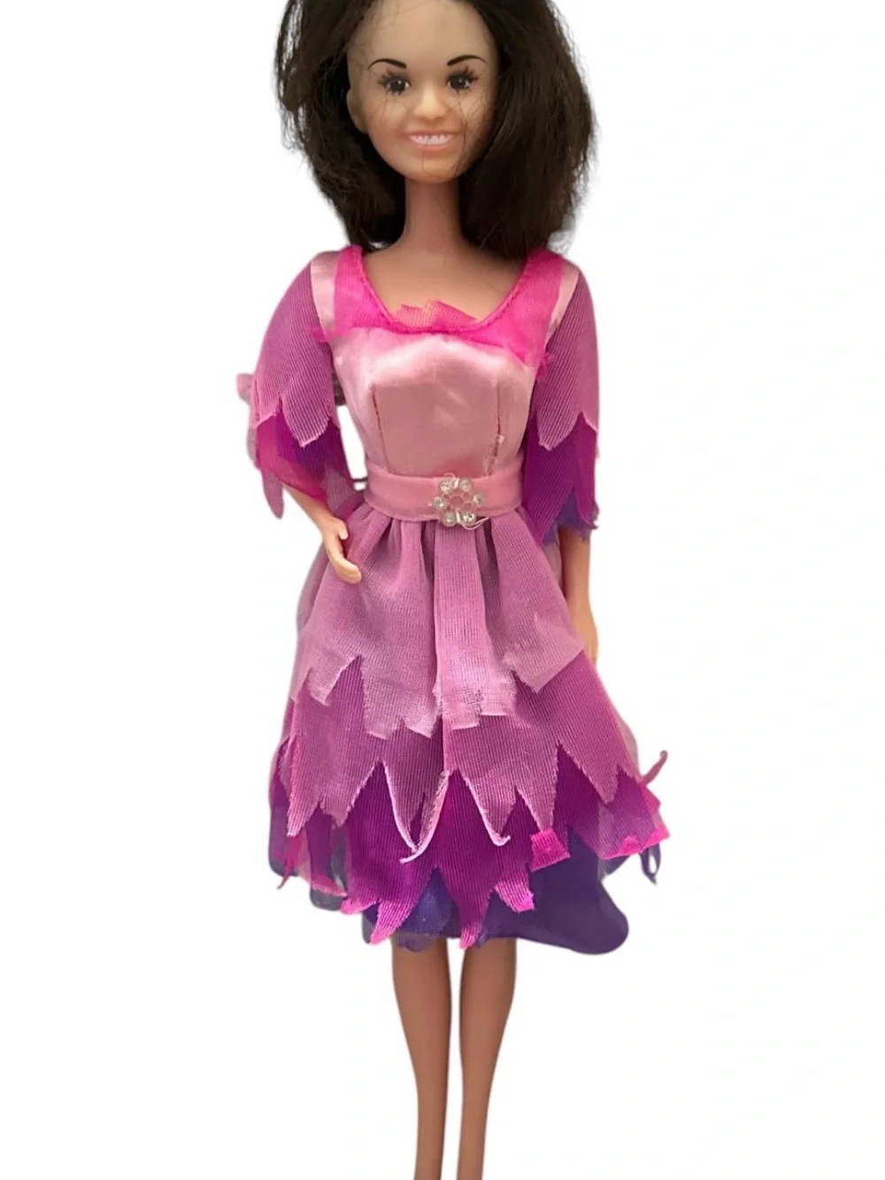 Mattel Pink and Purple Layered Fairy Dress 1966 vintage  Doll